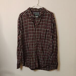 Woolrich Men's Multi-Color Plaid Button-Down Shirt Size Large